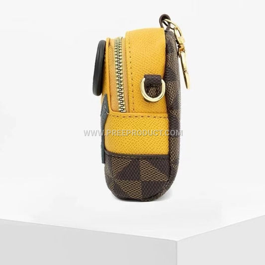 Cute Cartoon Minion Crossbody Mini Wallet