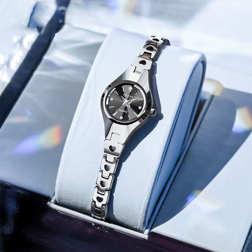 Women's Automatic Rose Gold Watch with Alloy Strap