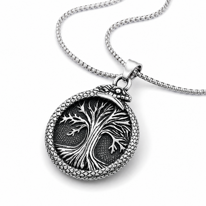 Ancient Tree Pendant Necklace - Necklace