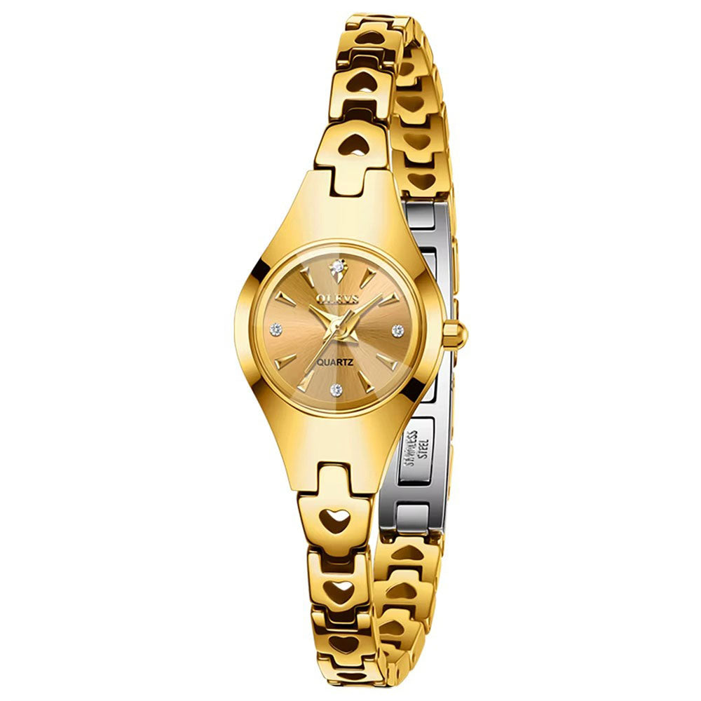 Women's Automatic Rose Gold Watch with Alloy Strap