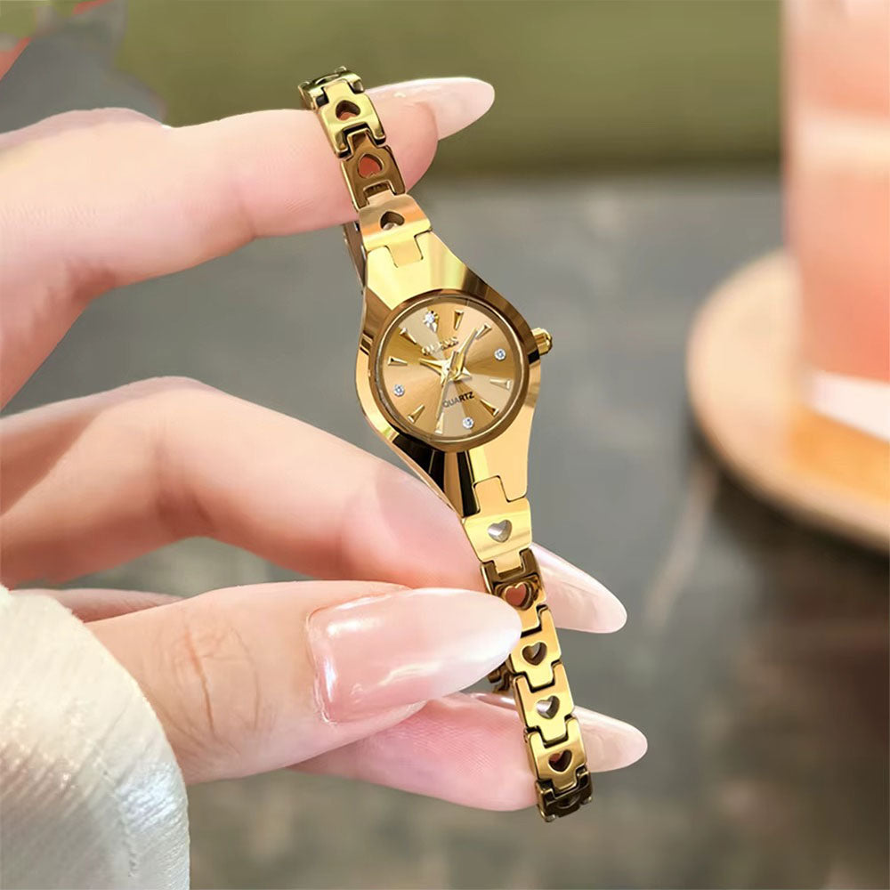 Women's Automatic Rose Gold Watch with Alloy Strap