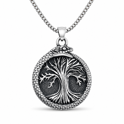 Ancient Tree Pendant Necklace - Necklace