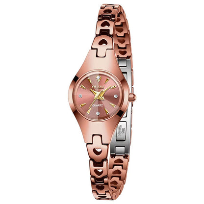 Women's Automatic Rose Gold Watch with Alloy Strap