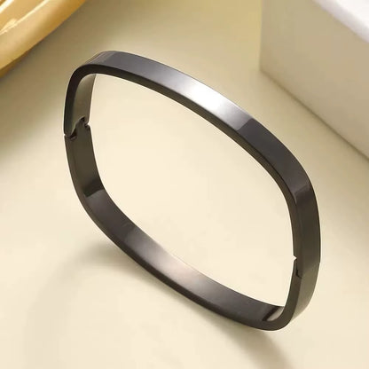 Golden Stainless Steel Square Bracelet - Bracelet
