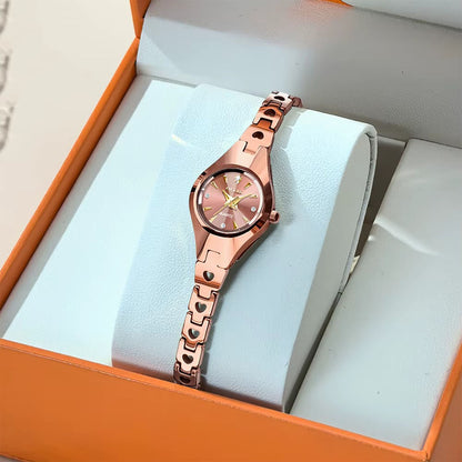 Women's Automatic Rose Gold Watch with Alloy Strap