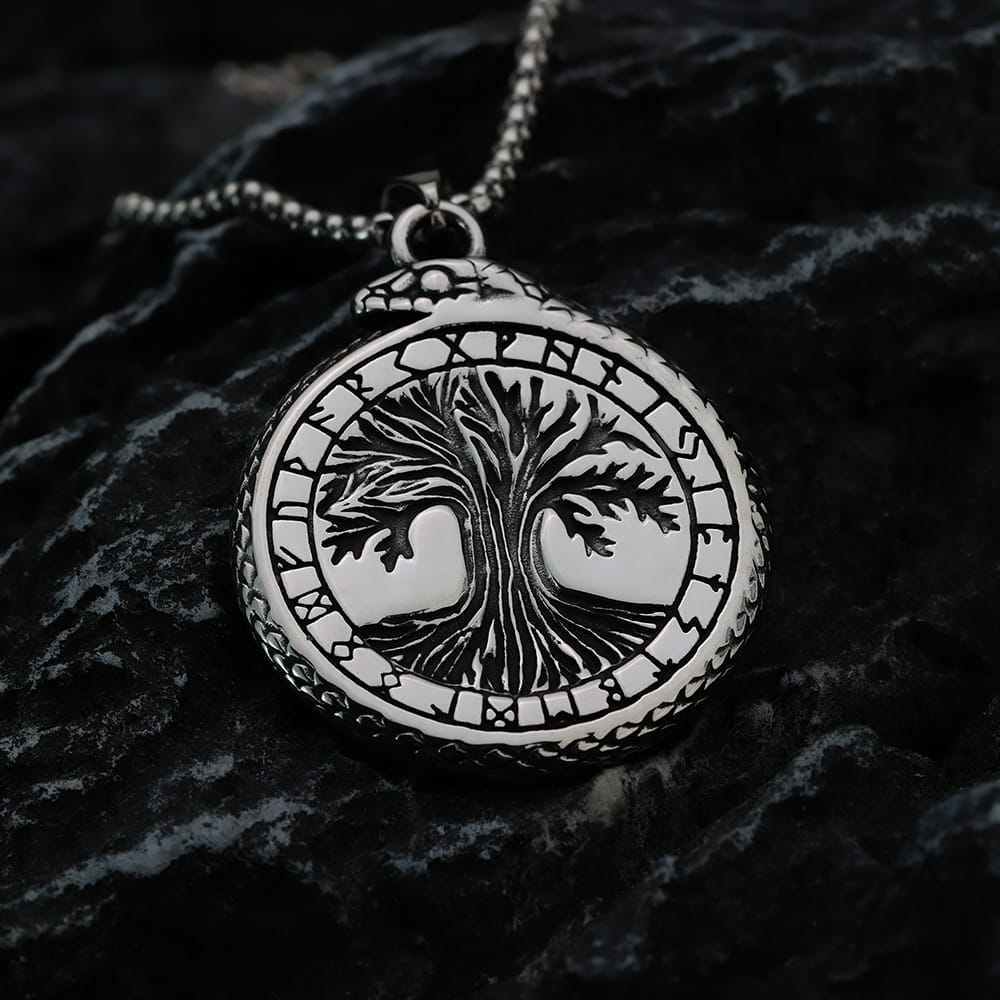 Ancient Tree Pendant Necklace - Necklace