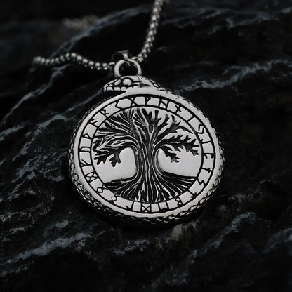 Ancient Tree Pendant Necklace - Necklace