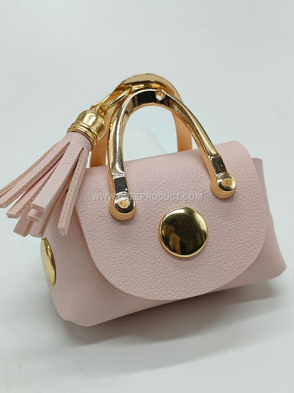 Korean-Style PU Mini Coin Purse with Bluetooth Earphone Pocket