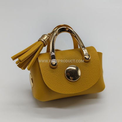 Korean-Style PU Mini Coin Purse with Bluetooth Earphone Pocket