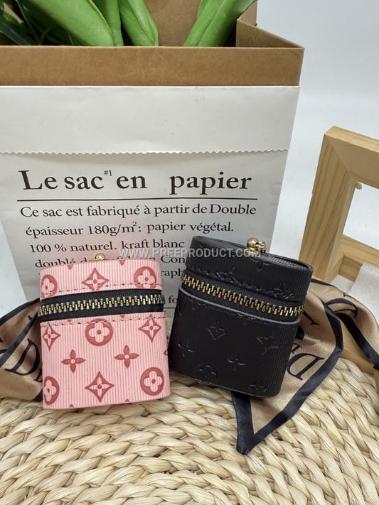 Fresh Sweet PU Mini Keychain Wallet with Pocket
