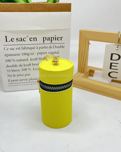 Polyurethane Candy-Colored Mini Coin & Key Pouch
