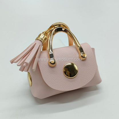Korean-Style PU Mini Coin Purse with Bluetooth Earphone Pocket