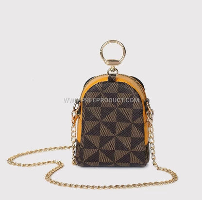 Cute Cartoon Minion Crossbody Mini Wallet