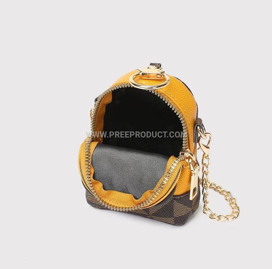 Cute Cartoon Minion Crossbody Mini Wallet