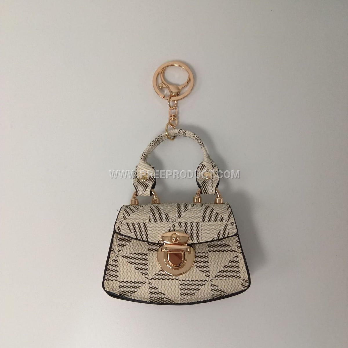 Mini PU Pouch with Keychain Loop – Trendy Small Carryall
