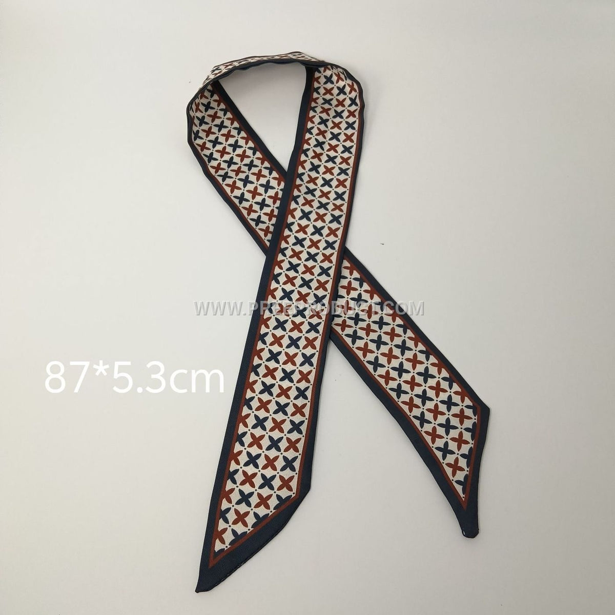 Satin Fabric Vintage-Inspired Silk Scarf