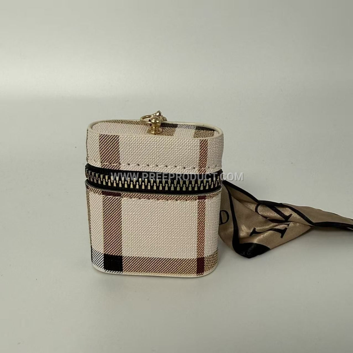 Urban Minimalist PU Stripe Mini Coin Purse With Earphone And Key Holder