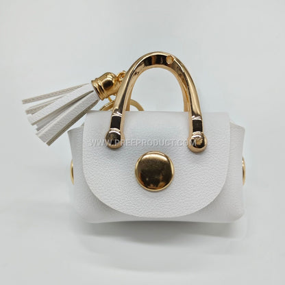 Korean-Style PU Mini Coin Purse with Bluetooth Earphone Pocket