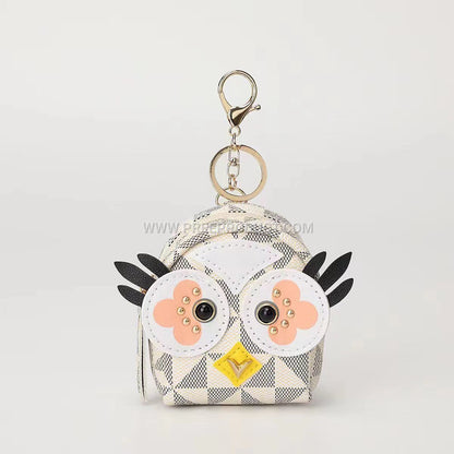 Owl PU Mini Coin Purse With Bluetooth Earphone And Key Holder