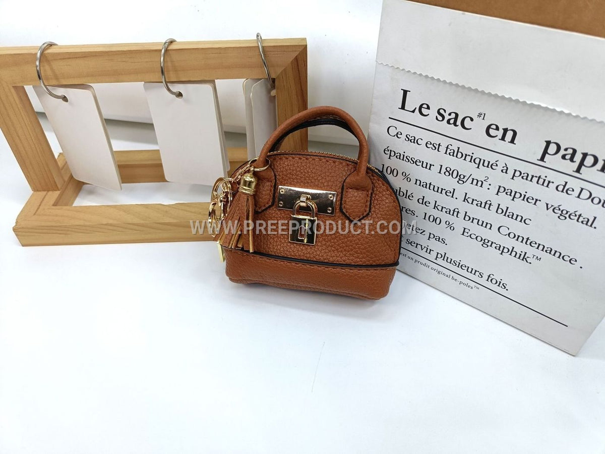 Dopamine-Inspired Shell PU Casual Handbag With Solid Color And Simple Hanging Charm