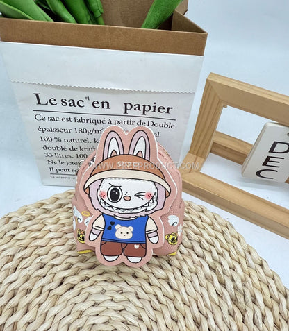 Mini PU Cartoon Backpack Charm Pouch – Light Expandable Organizer
