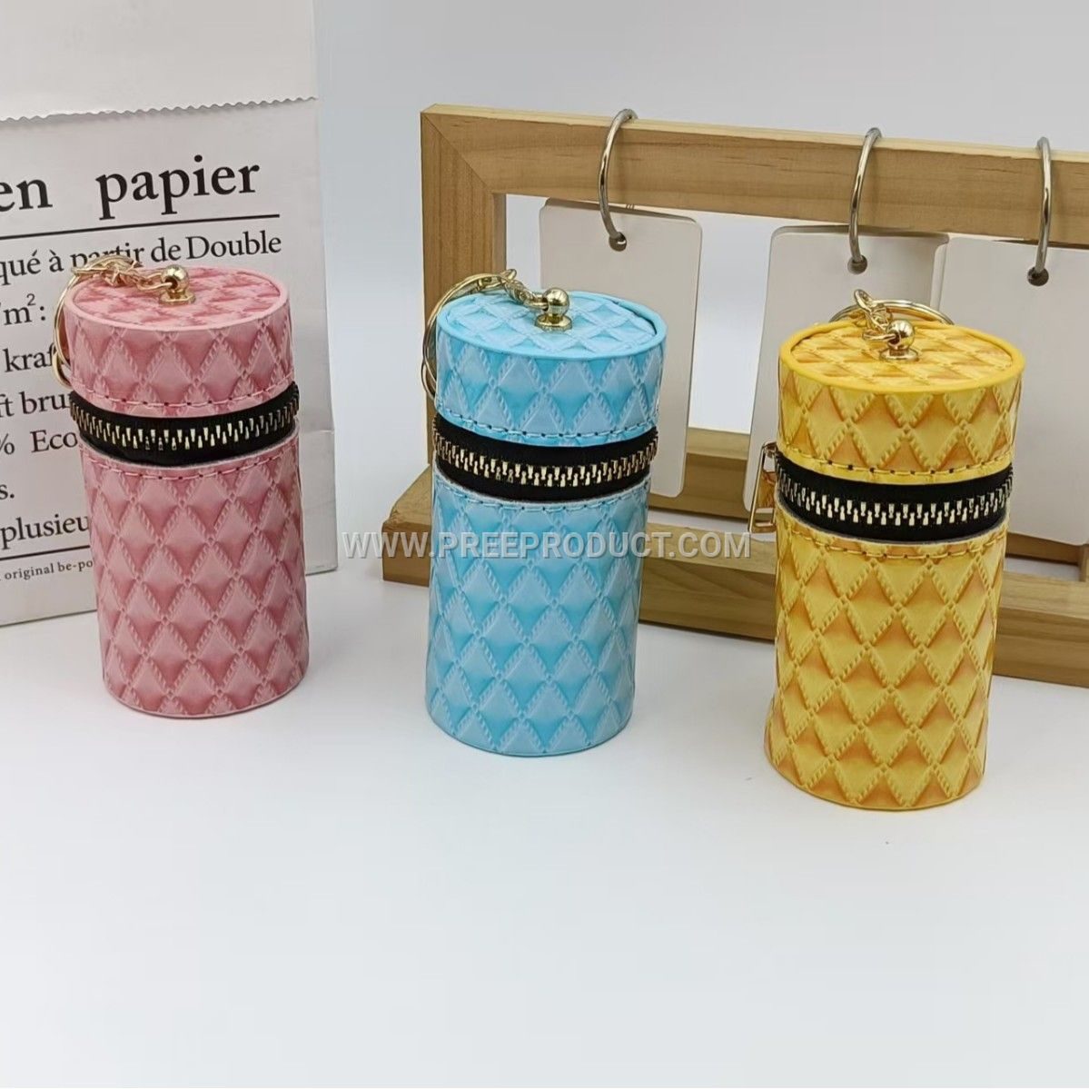 Retro PU Women's Mini Coin Purse With Phone Pocket And Key Holder