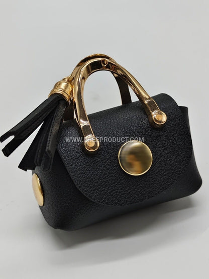 Korean-Style PU Mini Coin Purse with Bluetooth Earphone Pocket