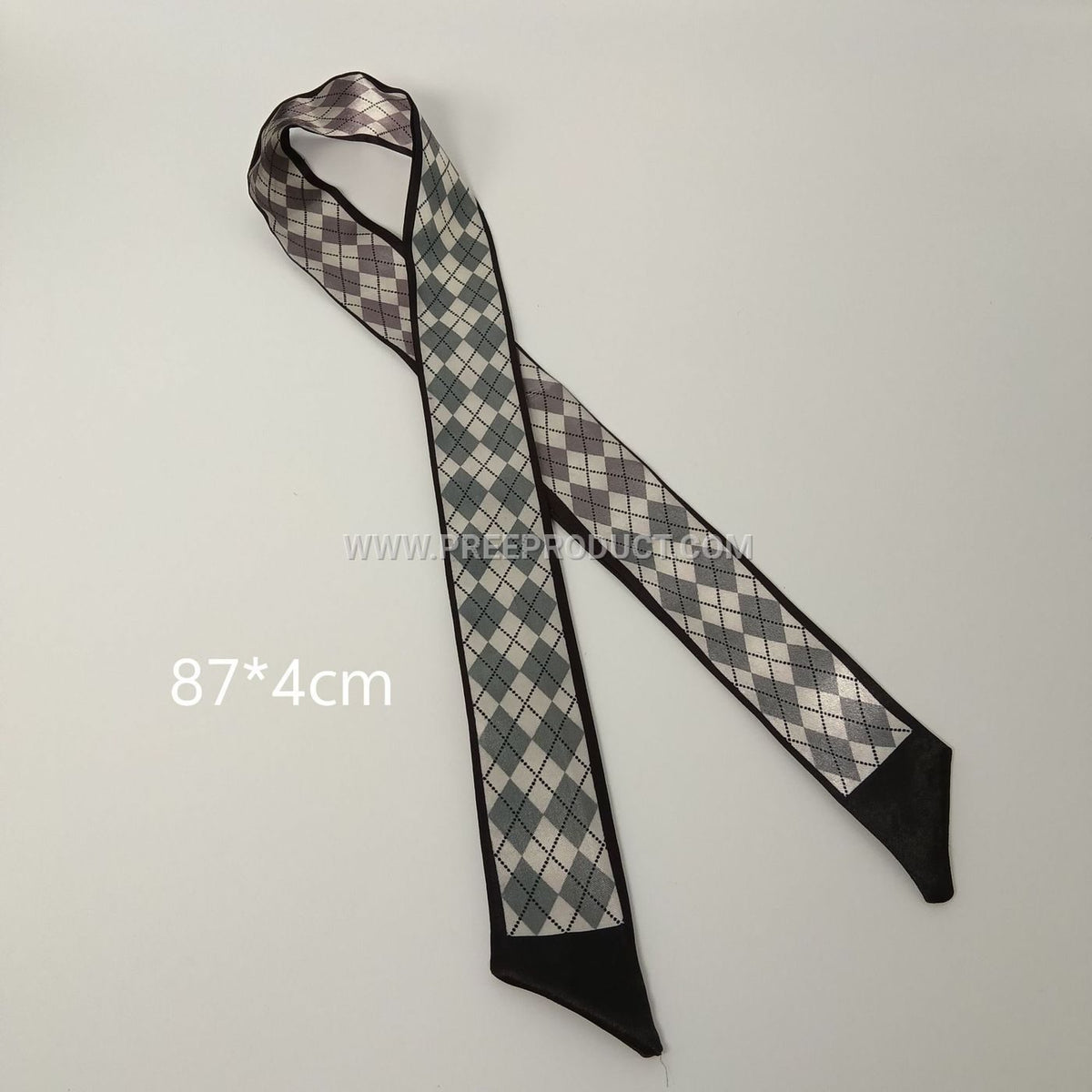 Satin Fabric Vintage-Inspired Silk Scarf