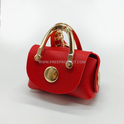 Korean-Style PU Mini Coin Purse with Bluetooth Earphone Pocket