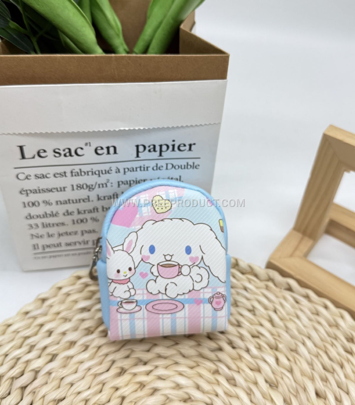 Sanrio PU Mini Cartoon Key Pouch with Coin Storage