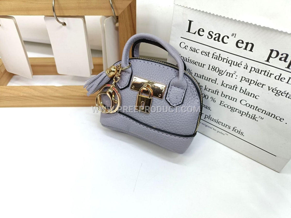 Dopamine-Inspired Shell PU Casual Handbag With Solid Color And Simple Hanging Charm